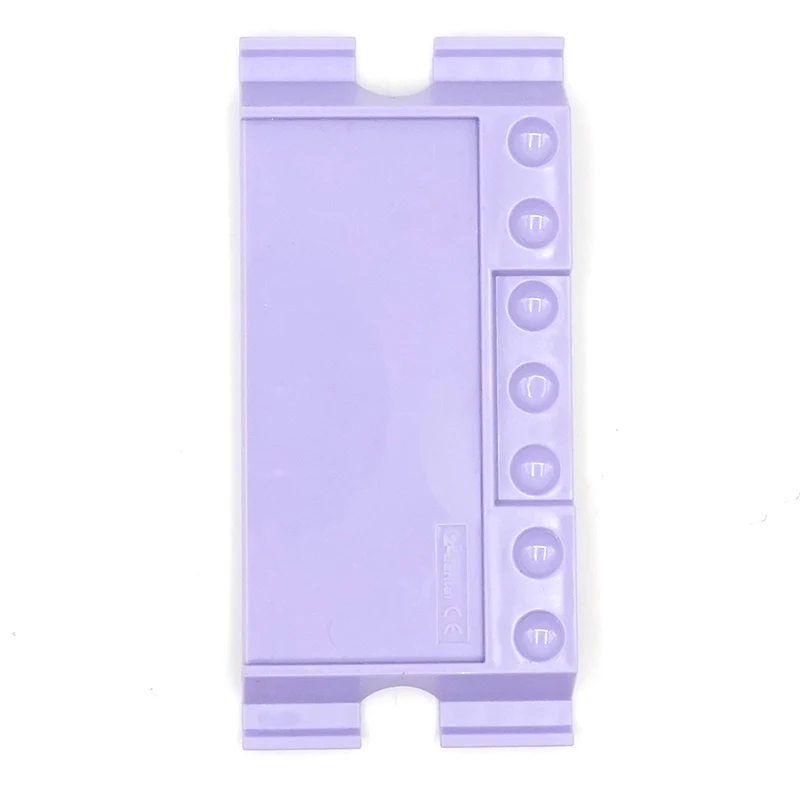 

3pcs 7 Slots Dental Material Mixing Stand Plastic Palette Watering Purple Mixing Plate Stain Powder Mixing Tools for Dentist Lab