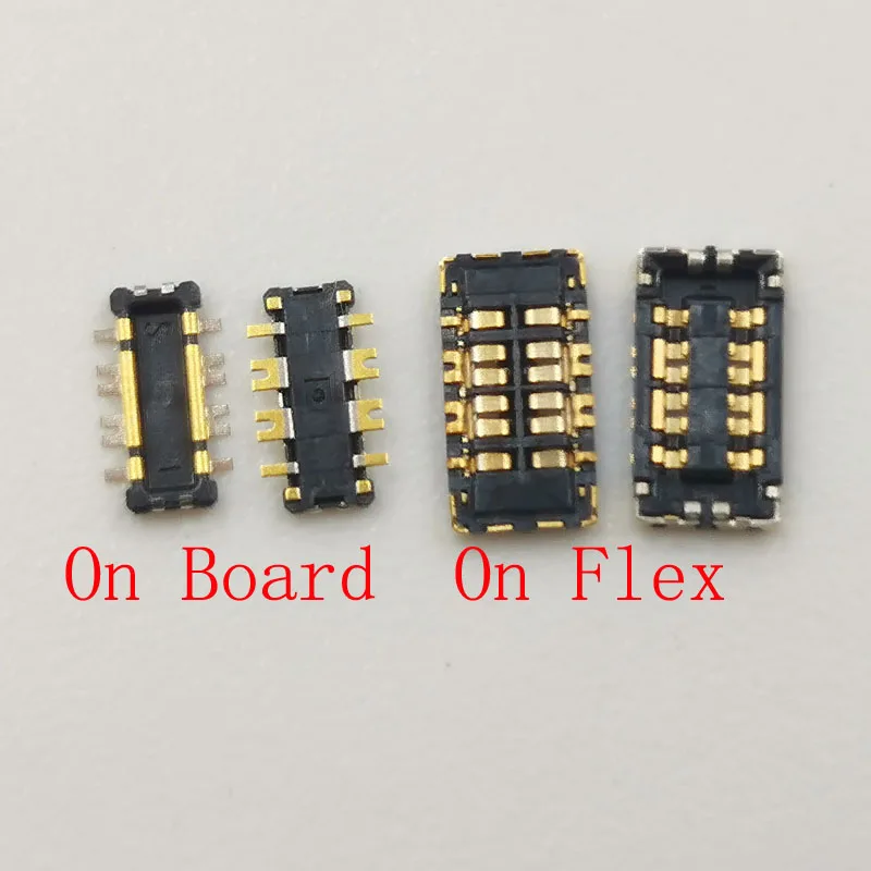 2Pcs Battery Flex Clip Holder FPC Connector Plug On Board For Tecno Infinix Camon 15 12 Pro Air CC6 CC7 CX C10 KC3 CD7 CC9 CD6