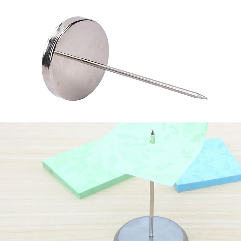 Safe Memo Holder Spike Stick For Bill Receipt Note Paper Order Office Desk Subpoena Fork Bill Storage