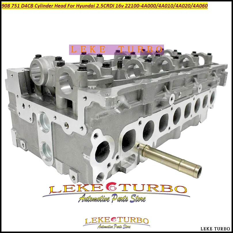 

908 751 D4CB Cylinder Head 22100-4A010 22100-4A000 For Hyundai H1 H200 Starex Porter For KIA Sorento 2.5L CRDI DOHC 16V 03-06