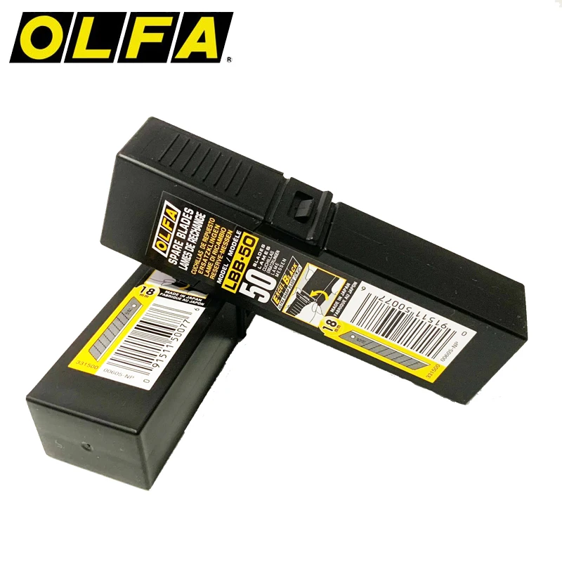 OLFA Blade Black Type 18mm  LBB-10 LBB-50 PL-1 L-1 L-2 L-3 OL FL CL ML SL-1 EXL XL-2 BN-L BN-AL NOL-1 NL-AL