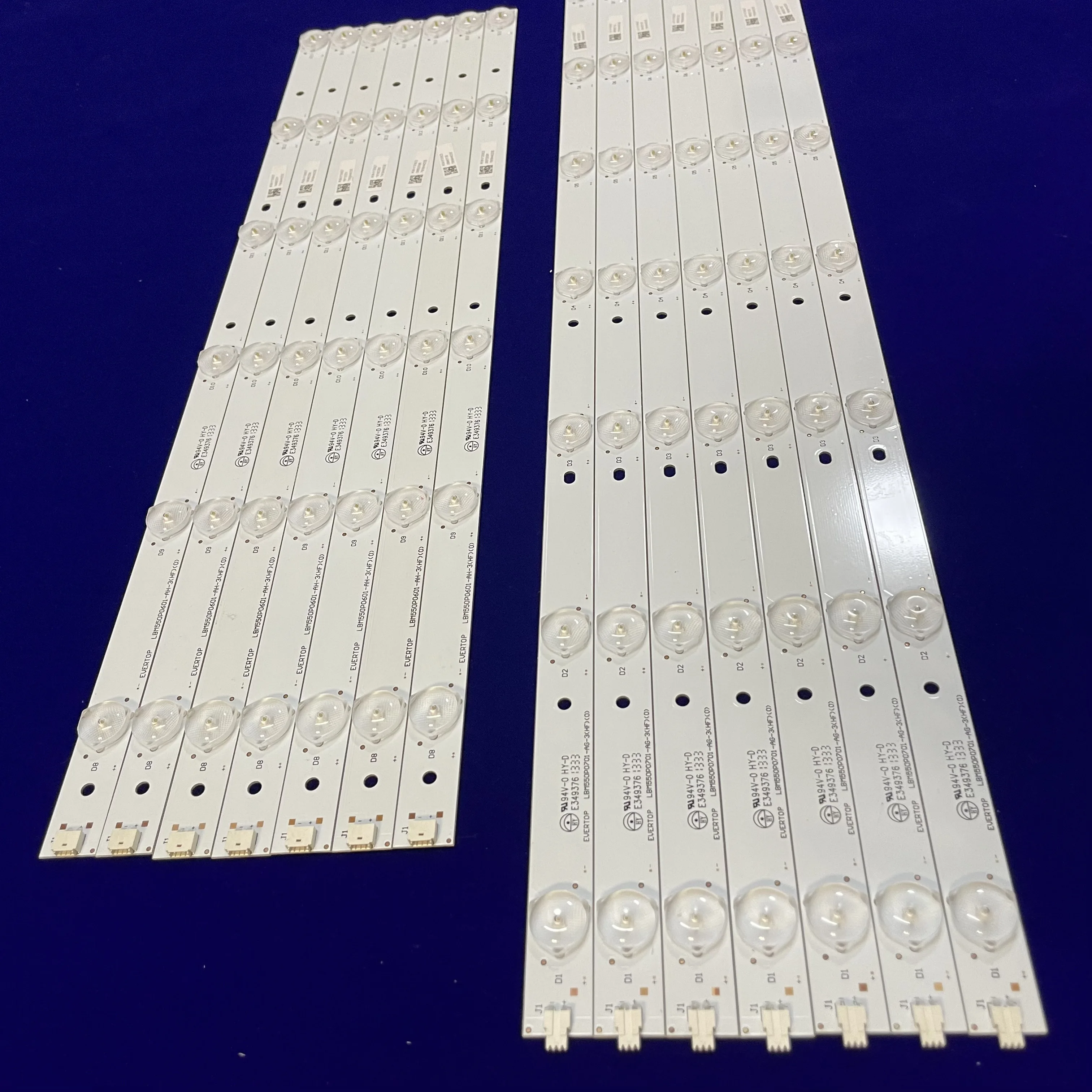 14PCS LED Strip 6+7 Lamp LBM550P0601-AH-3(HF)(0) LBM550P0701-AG-3(HF)(0) For 55PFK5109 LD55U3100 55PFS5709 55PFT6109/12 55PDL660