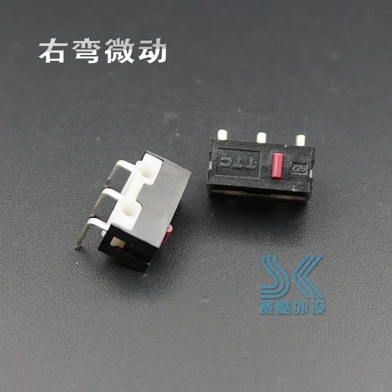 TTC original mouse micro switch left right curved foot switch FOR Sensei RAW RIVAL IKARI mouse side buttons 2pcs Free shipping