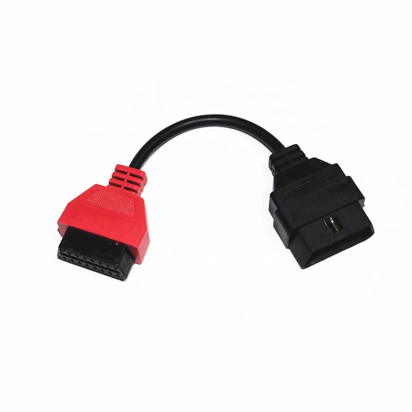 Latest 6 Color Auto OBD2 Connector Diagnostic Adapter Cable for FiatECUScan and Multiecuscan for Fiat