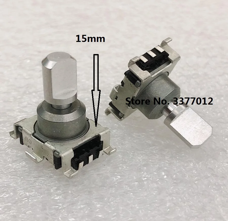 2pcs for ALPS EC11 SMD type rotary encoder key switch 30 positioning 360 degree turn audio equipment potentiometer