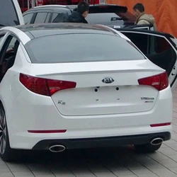 SHCHCHG Car Accessories For Kia K5 Optima 2011 2012 2013 ABS Plastic Material Unpainted Primer Rear Trunk Boot Wing Rear Spoiler