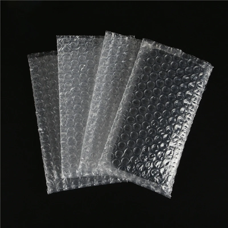 100Pack Mobile Phone Shell Dedicated Foam Bag Transparent Plastic Double-layer Bubble Film Bag Bubble Bag Shockproof