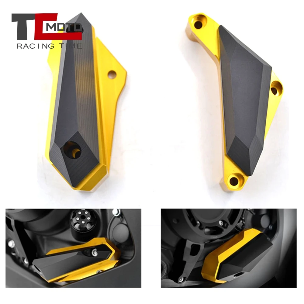 

MT25 MT03 CNC рамка ползунок поломка двигателя протектор корпуса статора для Yamaha YZF R3 R25 2015-2020 YZF R3 ABS 2017-2020