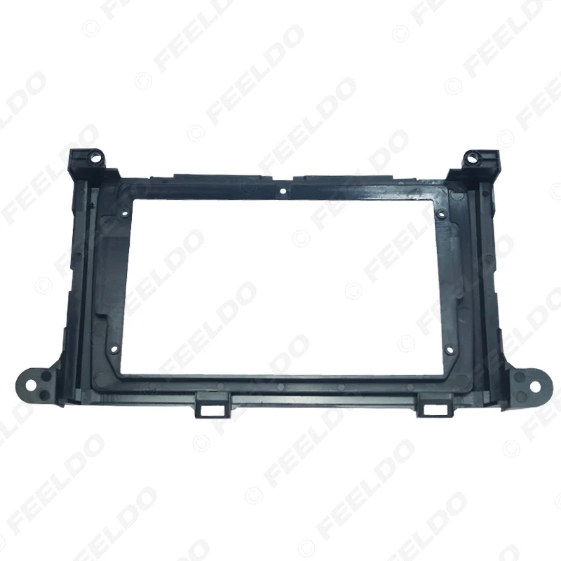 FEELDO Car Audio 9 Inch Big Screen Fascia Frame For Toyota Sienna 2011 2Din Stereo Dash Fitting Panel Frame Installation Kit