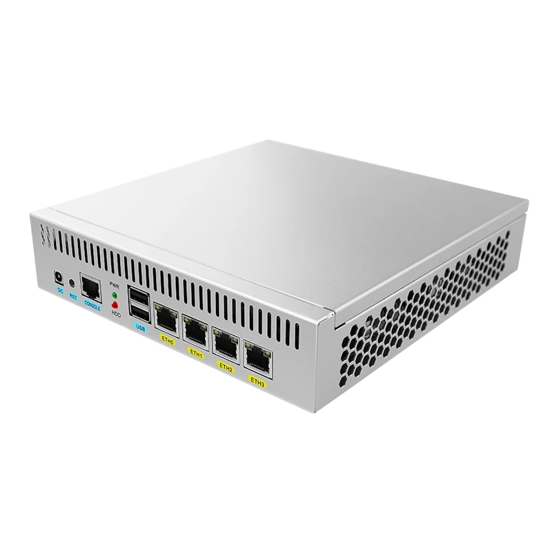 Intel Atom N2600 4LAN 2USB 1GB 32GB N2600 Mikrotik VPN urządzenie zabezpieczające sieć Router PC Pfsense Openwrt Vyos Centos Ubuntu