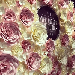 Giant Paper Flowers Large Rose Wedding Flower Wall Backdrops Decor Nursery Wall Decor Fleur Artificielle Mariage Boda Rosa Flore