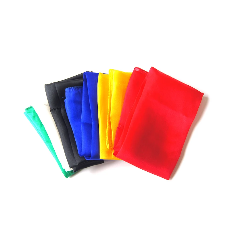 30*30cm Colorful Silk Scarf Magic Tricks Learning & education Magic silk for close up magic prop E3136