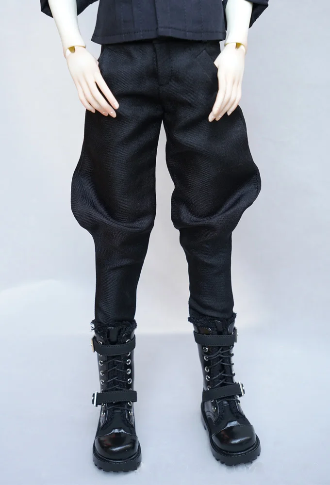 

BJD doll pants suitable for 1-3 1-4 uncle size doll pants men's black personality trousers doll accessories