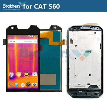 CAT S60 LCD 스크린 LCD 디스플레이 CAT S60 LCD 어셈블리 터치 스크린 디지타이저 전화 교체 수리 부품, 재고 있음