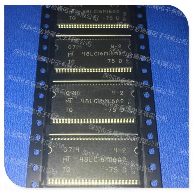 5pieces MT48LC16M16A2TG-75D 256Mb: x4, x8, SDRAM