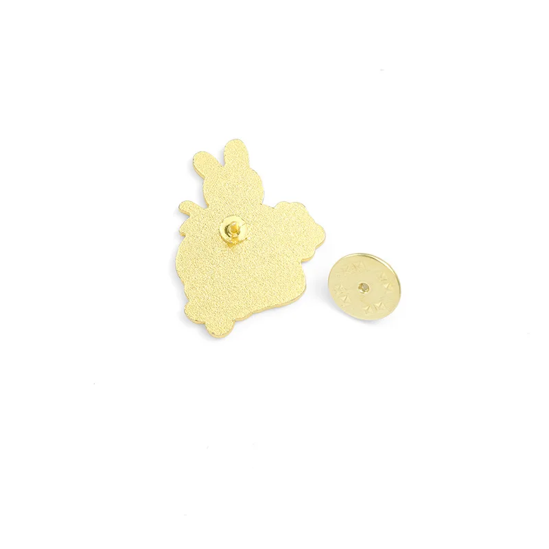 Strawberry Cat Custom Enamel Pin Sweet Cake Bunny Badges Rabbit Kitty Brooches Animal Lapel Badges Children Kids Gifts Wholesale