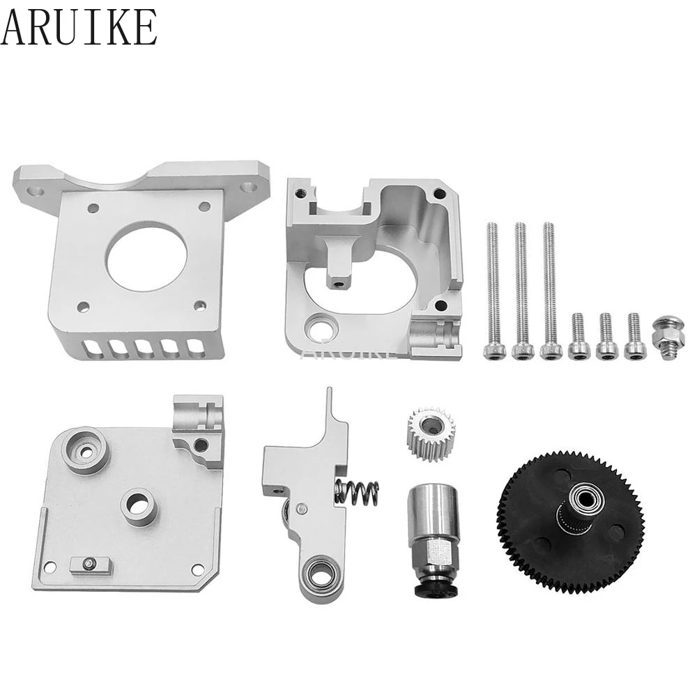 Imagem -04 - Todo o Metal Titan Aero Extrusora Atualizado 1.75 mm Prata Alimentador Preto para Bowden Direct Drive Artilharia Prusa i3 3d Peças de Impressora