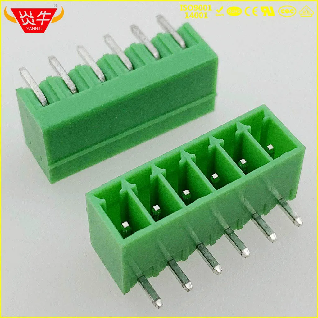 50Pcs KF2EDGR 3.5 2P ~ 12P PCB PLUG-IN TEMINAL BLOCKS 15EDGRC 3.5mm 2PIN ~ 12PIN MC 1,5/ 2-G-3,5 - 1844210 PHOENIX DEGSON KEFA