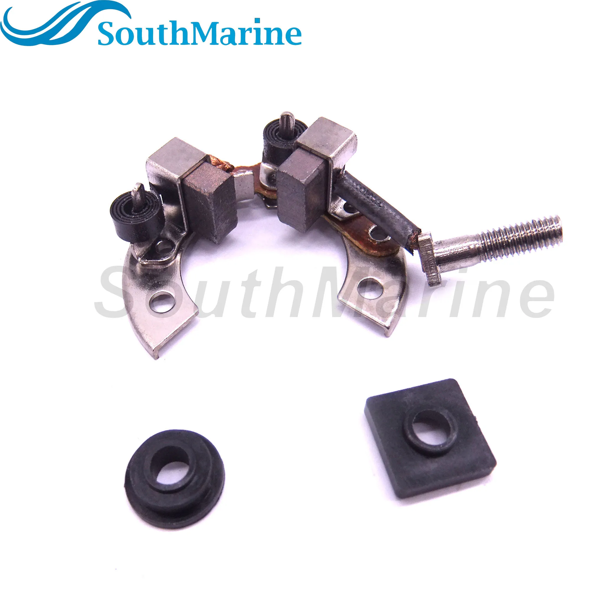 Suporte da escova do motor 689-81840-11 do barco para o motor de partida 6hp 8hp de popa de yamaha 9.9hp 25hp 30hp 40hp 50hp 60hp 70hp, sierr