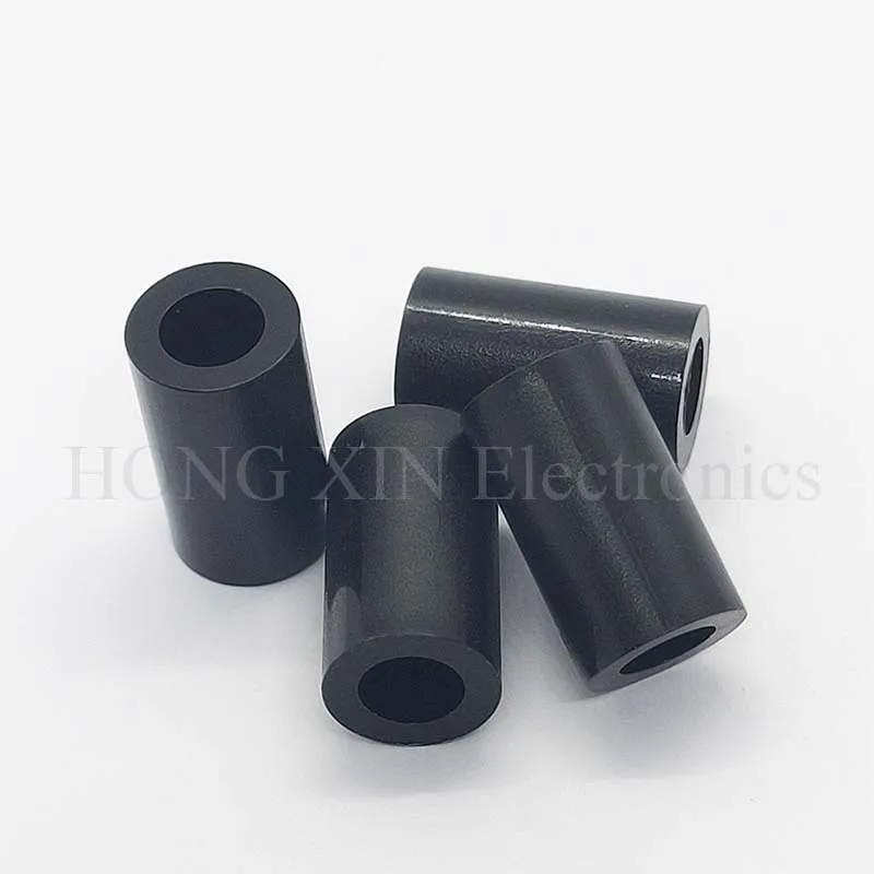 【 M4.2 * 7*12 】Black Abs Rround Spacer Standoff Nylon Non-Threaded Spacer Ronde Hollow Standoff Wasmachine