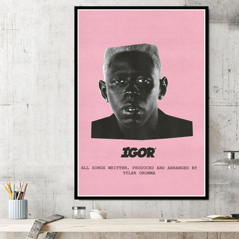 Poster Prints Tyler the Creator Flower Boy IGOR Rap Music Album Star Art Canvas Painting Wall Pictures Living Room Home Decor