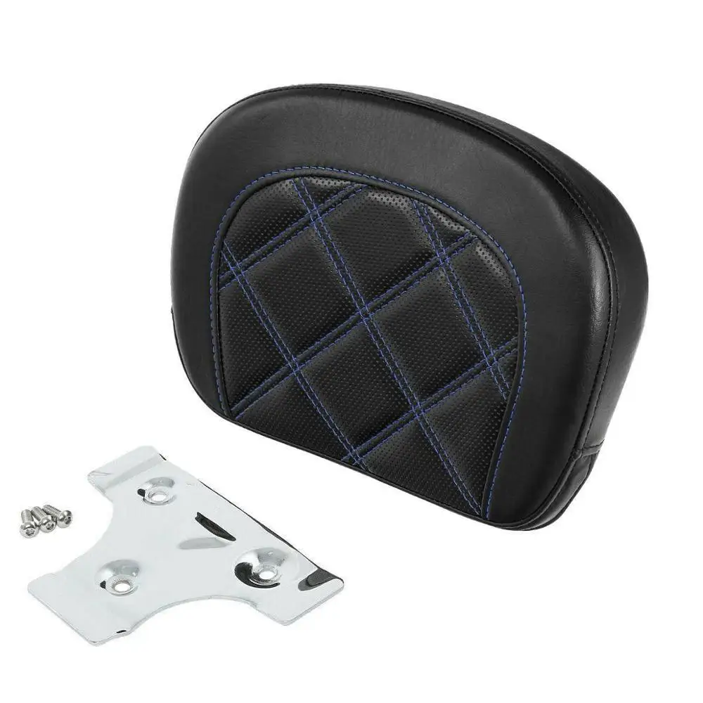 Motorcycle Passenger Sissy Bar Backrest Pad For Harley Touring Road King Electra Glide Street Glide FLHX 2006-2024