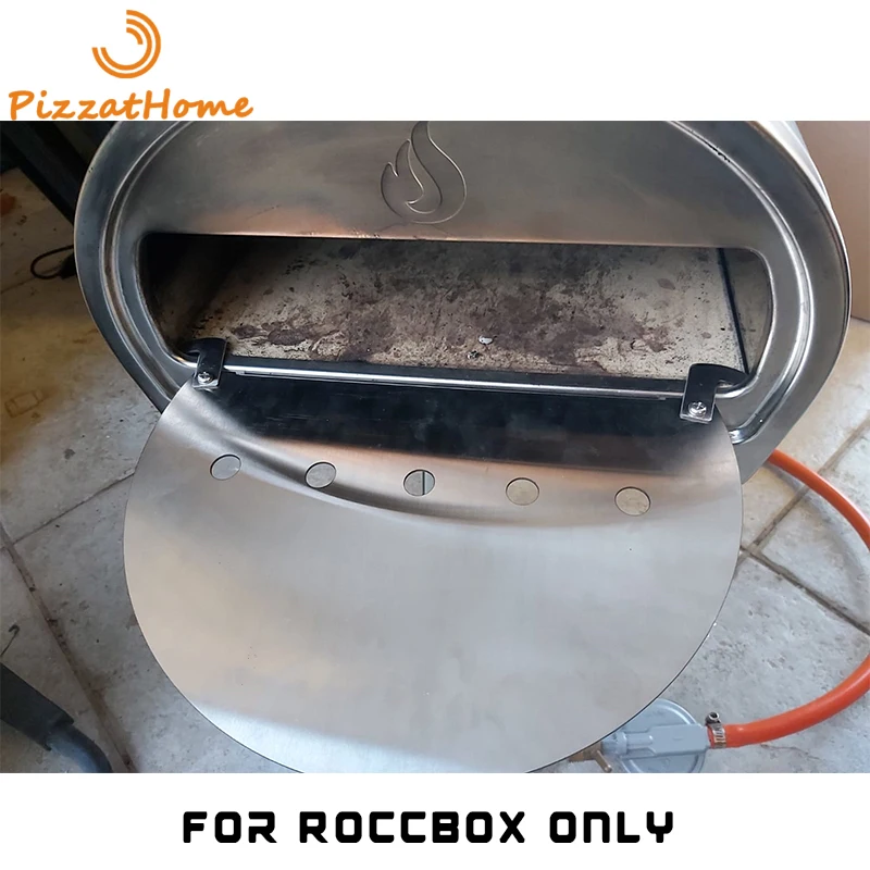 PizzAtHome Custom Made Roccbox Pizza Oven Stand Support Frame Panel 304 Stainless Steel Thick Board Pizza Oven Accessory Plate