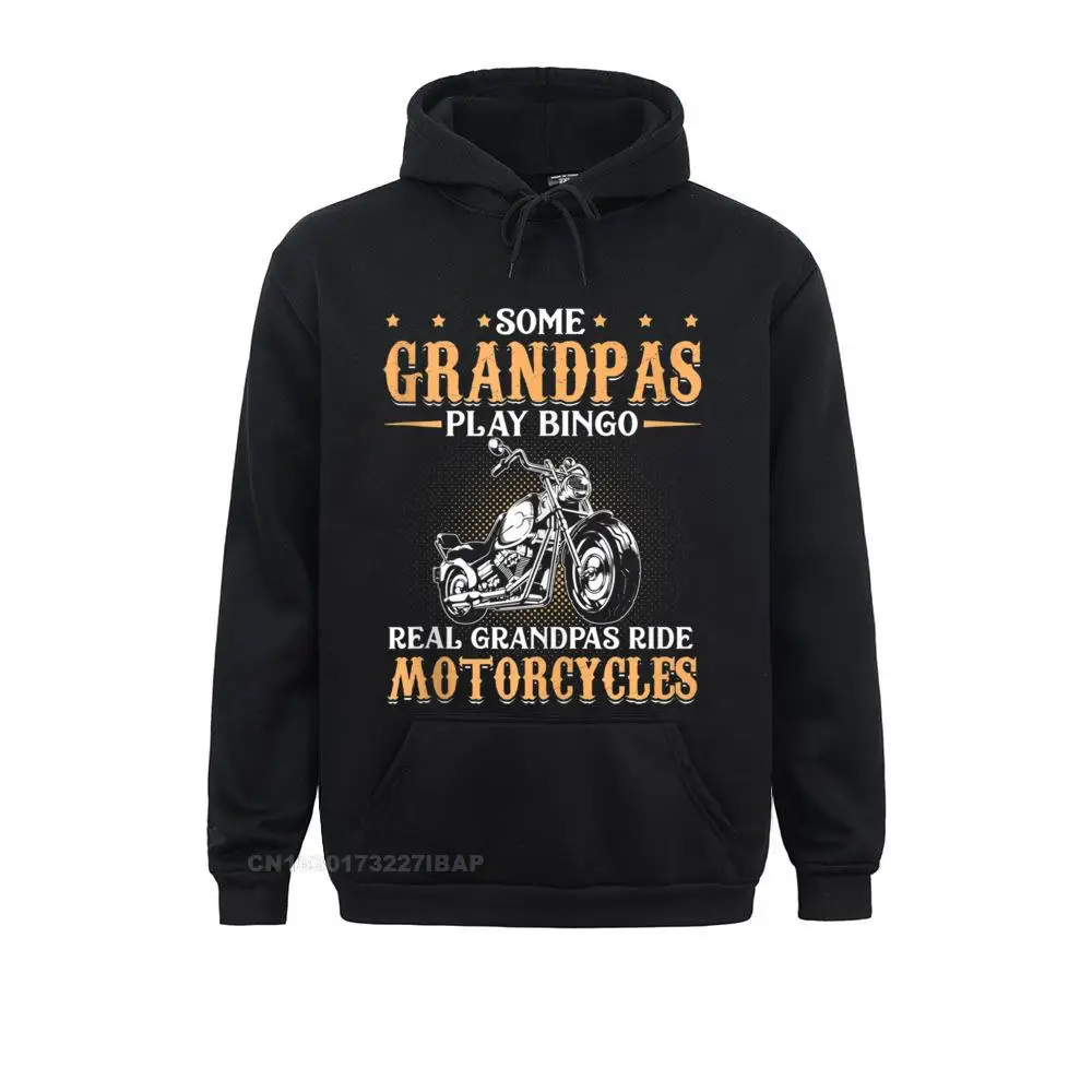 

Real Grandpas Ride Motorcycles For Grandfather Hoodie Fitted Fitness Sweatshirts Camisas Hoodies For Men Hooded Pullover Printed