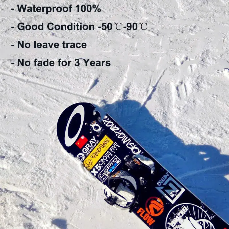 8 Pcs Ski Stickers Laptop Decals Outdoor Logo Waterproof Viny Snowboard Pegatinas Car Notebook Pitcher Stationary Skateboard
