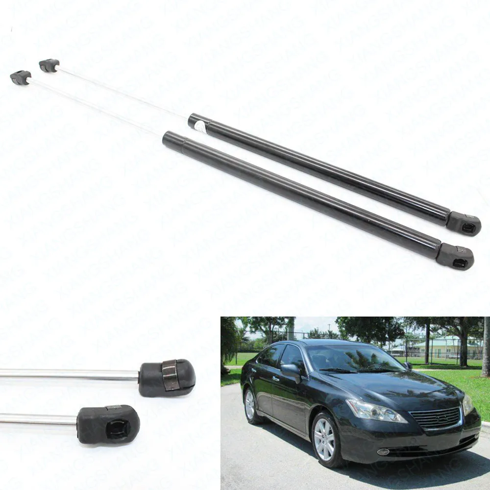 Fits for Lexus ES350 Sedan 2007-2014 27.56 inches Front Hood Gas Spring Charged Lift Supports Struts Prop Rod Arm Shocks