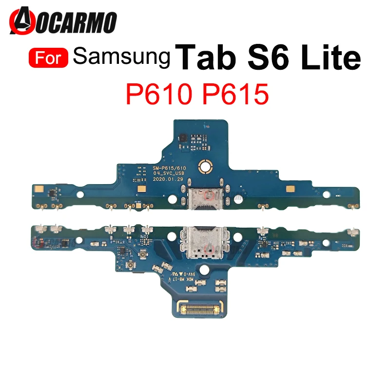 

USB Charging Port Dock Charger Plug Connector Flex Cable For Samsung Galaxy Tab S6 Lite P610 P615 P615C 4G/WIFI P613 P619