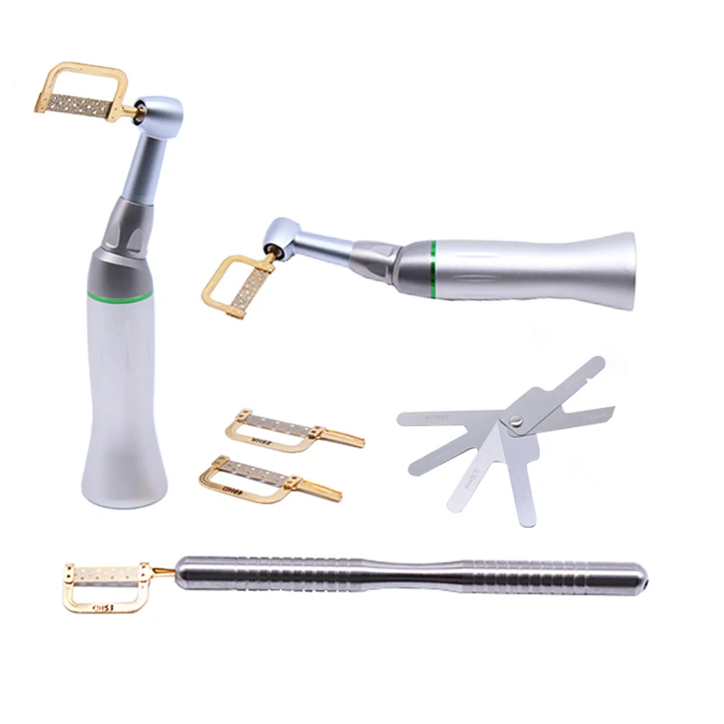 Dental 4:1 Contra Angle Reduction IPR System/ Interproximal Stripping Kits/Orthodontic Tools Reciprocating