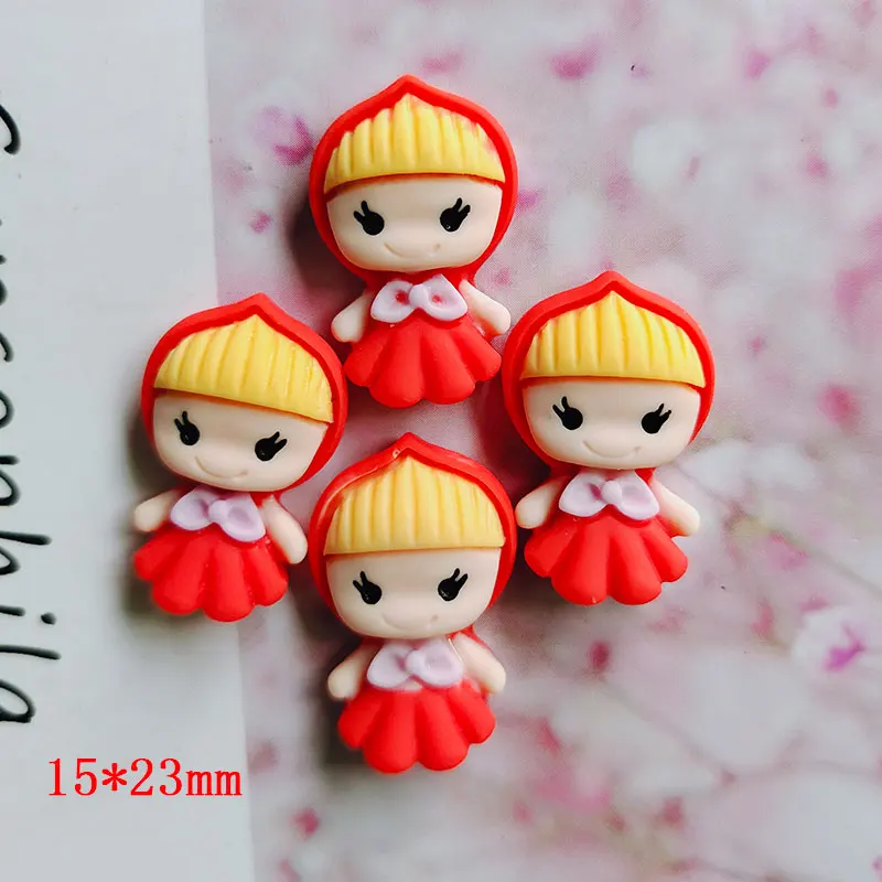 20PCS/lot DIY Resin Cartoon Princess Cute resin Girls Resin accessories for Kids hair clip cover