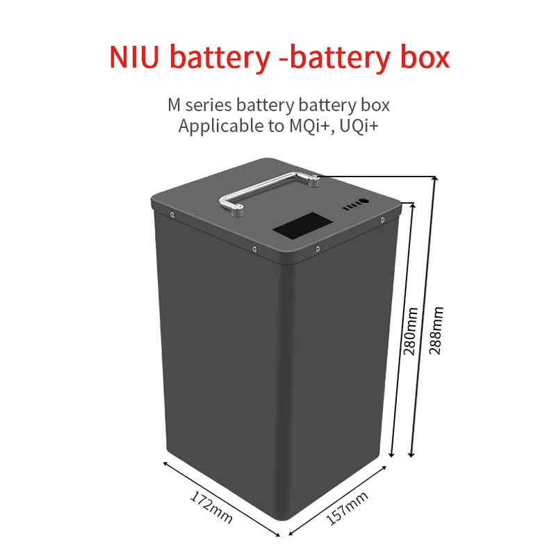 

For NIU Battery Box Case U M N U+ M+ UQi+ MQi+ NQi High-Capacity Battery DIY