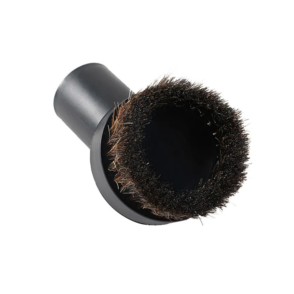 2pcs Round Horsehair Brush Tool Vacuum Cleaner Parts Mixed Horse Hair Dusting Brush For Inner Diameter 32mm Vacuum Cleaners