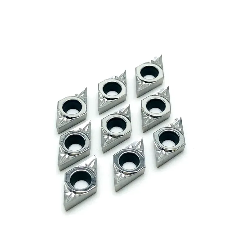 DCGT070204 DCGT070208 DCGT070202-AK H01 Chất Lượng Cao 100% Nhôm Dụng Cụ Cắt Vòng Tròn Ngoài Hợp Kim Nhôm Tiện Bằng Máy CNC