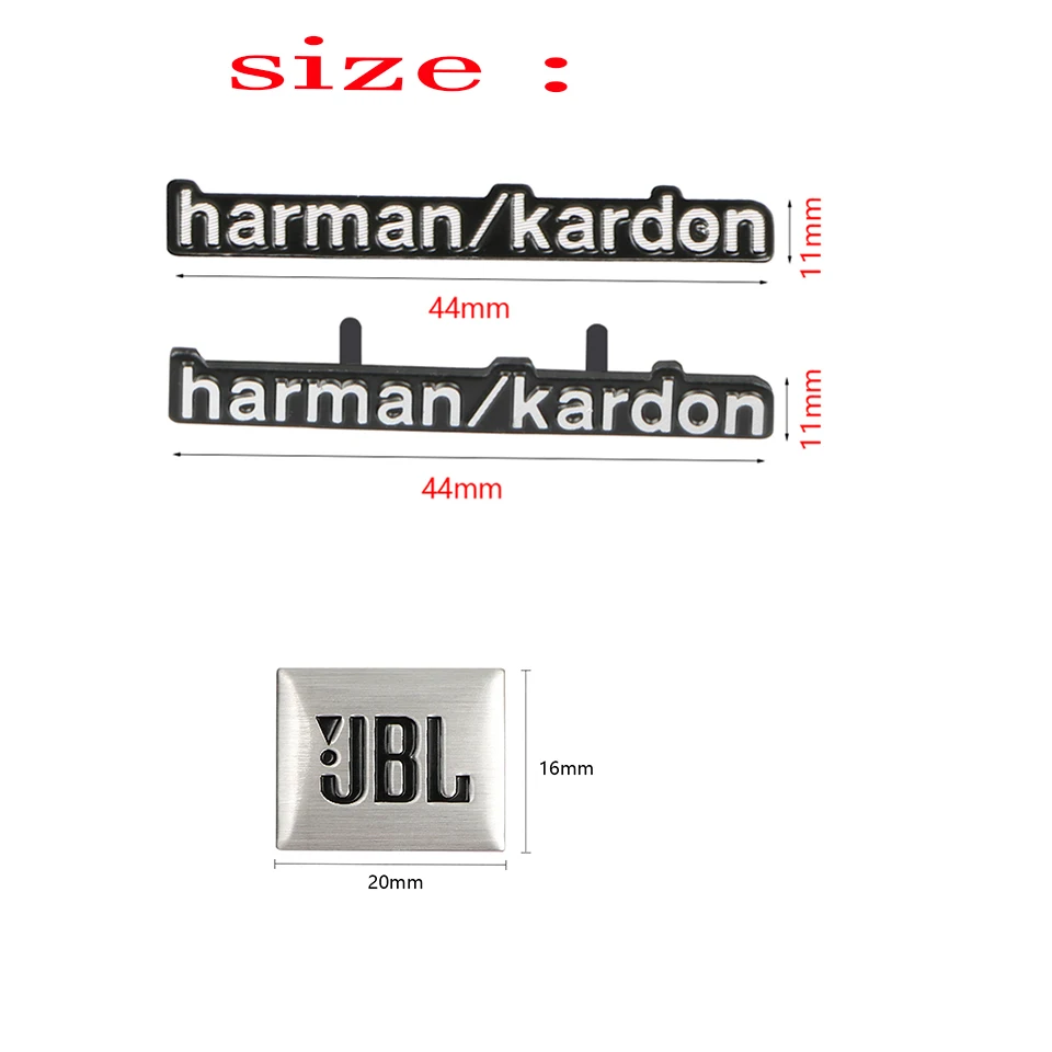 car interior sticker 3D UBL harman/kardon- audio stickers for BMW E46 E30 E39 E34 E60 E36 E38 M3 M5 M6 F10 F90 Z4