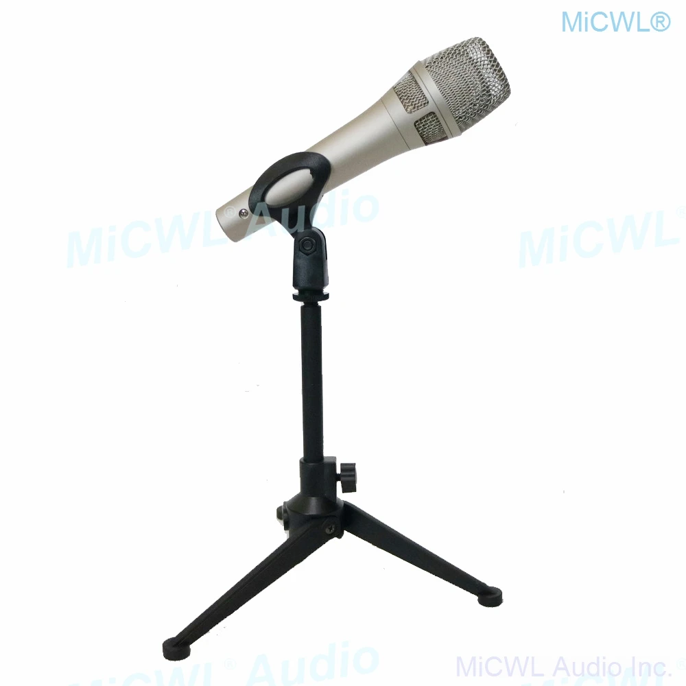 Pro KMS105 Condenser Live Microphone Metal 48V Phantom Power KMS 105 Voice Karaoke Internet Live Mics with Desktop Support