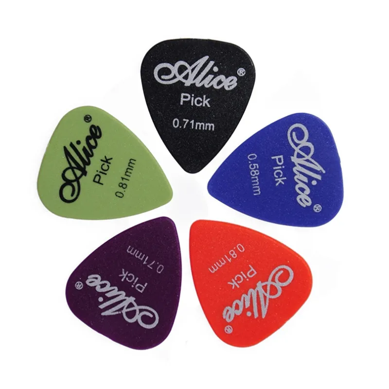 100 Stück Dünne 0,58 0,71 0,81 0,96 1,20 1,50MM Akustische und Elektrische Gitarrenplektren, Musikinstrumente-Teile, Plektrum-Zubehör – Detail 3