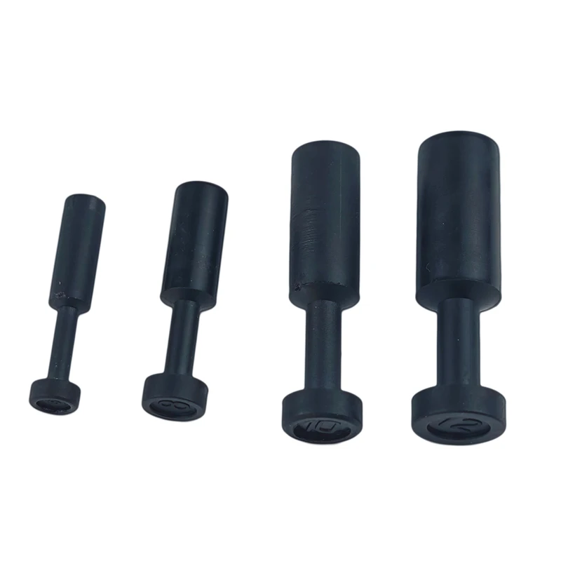 4/6/8mm Plastic End Plugs Greenhouse Misting System Slip Lock Quick-connector Garden Water Irrigation Caps Pipe Fittings