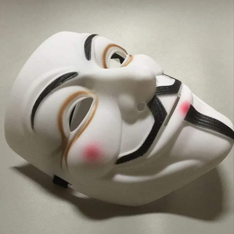 Halloween Party Mask V for Vendetta Mask Bape Full Face Mask Anonymous Guy Fawkes Fancy Dress Adult Costume Accessory