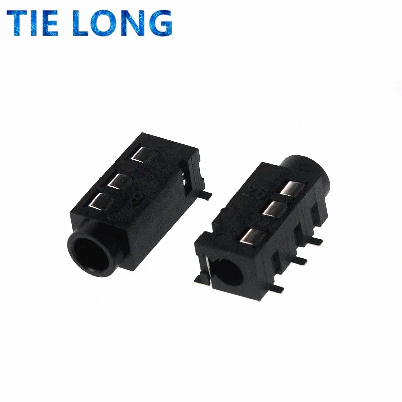 10 шт., разъем для наушников, 3,5 мм