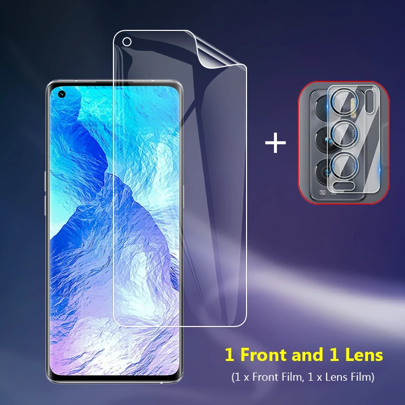 Slim Front / Back Soft TPU Protective Hydrogel Film For Realme GT Master Explorer Edition Camera Lens Screen Protector Glass