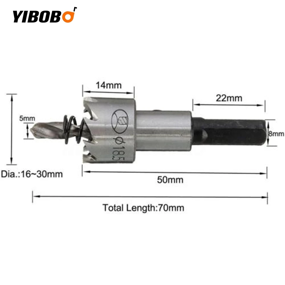 Chất Lượng Cao Carbide Đầu 16-80Mm Thép Tốc Độ Cao Lỗ Inox Lỗ Mở