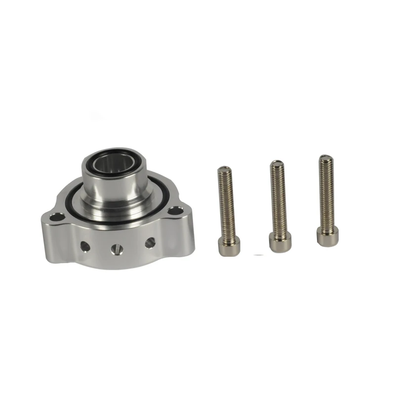 Aluminiowa część turbo zawór wydmuchowy bov sound Adapter do Mercedes A180, A250, CLA 250 i GLA 250 czarny i srebrny FMSPMER