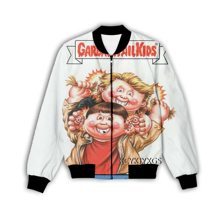 Phechion New Men/Women Garbage Pail Kids 3D Printed Jacket Fashion Streetwear Men Loose Sporting Jacket & Coat M47