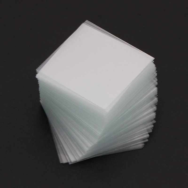 100 Stuks Transparant Vierkant Glas Glaasjes Coverslips Coverslides Voor Microscoop Optisch Instrument 18X18Mm 20X20Mm 22X22Mm 24X24Mm