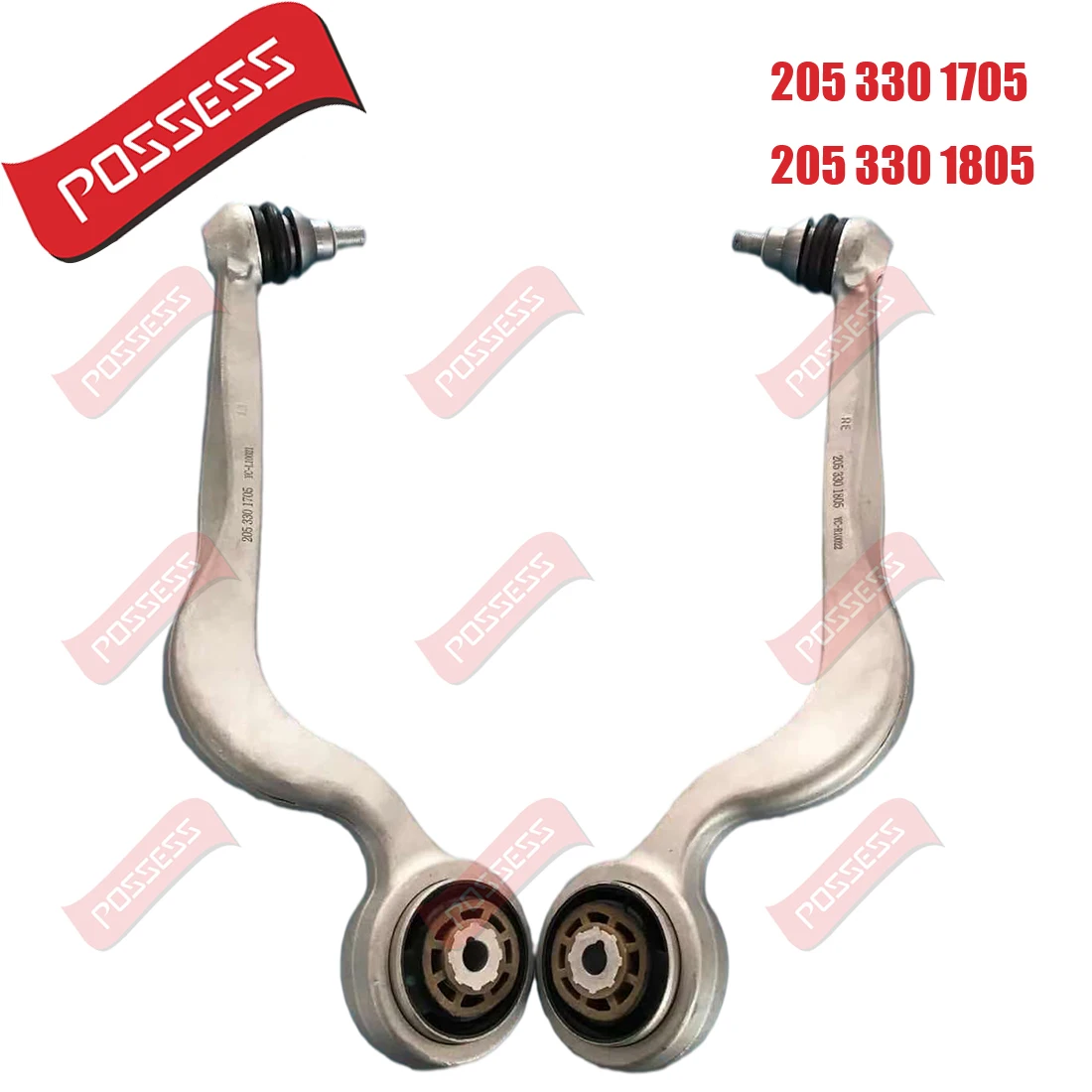 6 Pieces Front Upper And Lower Suspension Control Arm for Mercedes Benz C-class W205 GLC-Class  X253 C253  4Matic