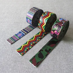 5 Yards/Lot Printed Tape Webbing Belt Tape Strap Rope Dog Pet Collar Leash Harness Backpack Bag Garment Ribbons DIY Accessory