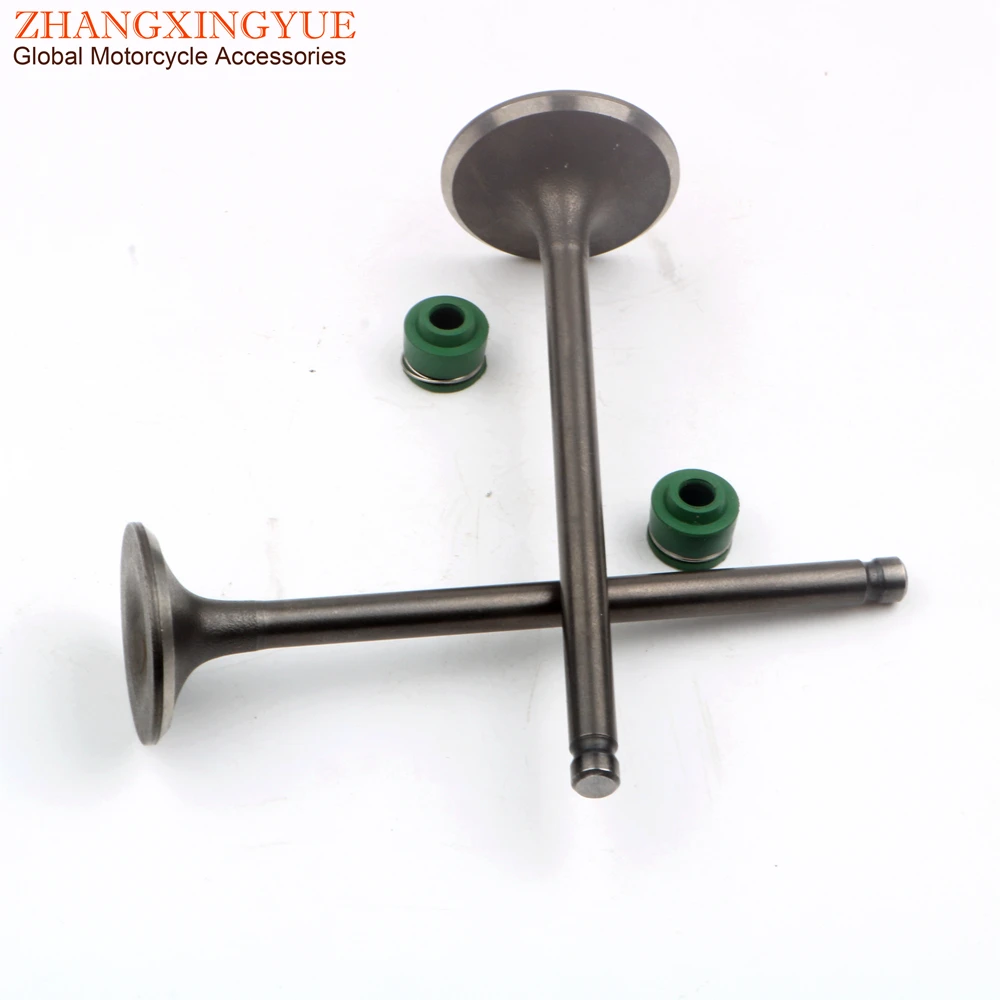Motorcycle 2PC Intake And Exhaust Valves For Honda CB125 CB 125S XL125 XL 125cc 4-Stroke